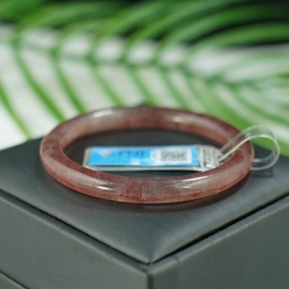 Kiềng Thạch anh Dâu Tây đỏ ni 54mm 5A