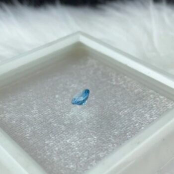 Mặt trang sức đá Swiss Topaz tròn 9mm