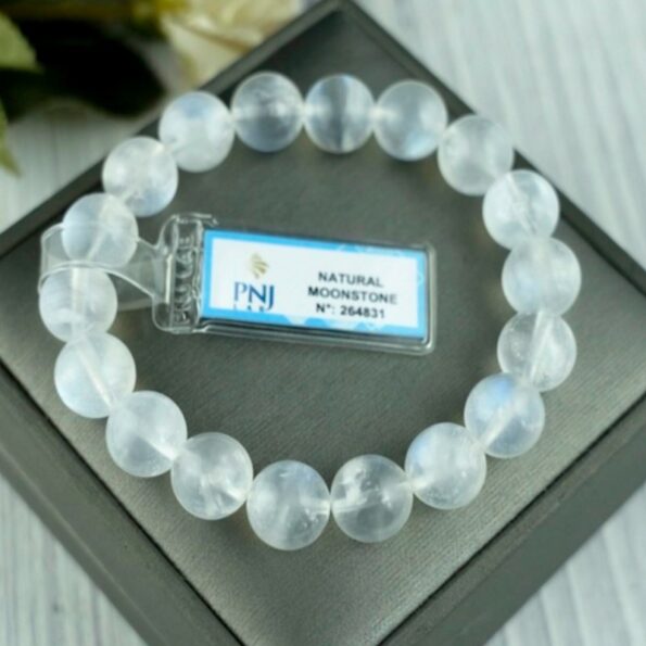 Vòng đá Mặt Trăng 8mm chuẩn 7A