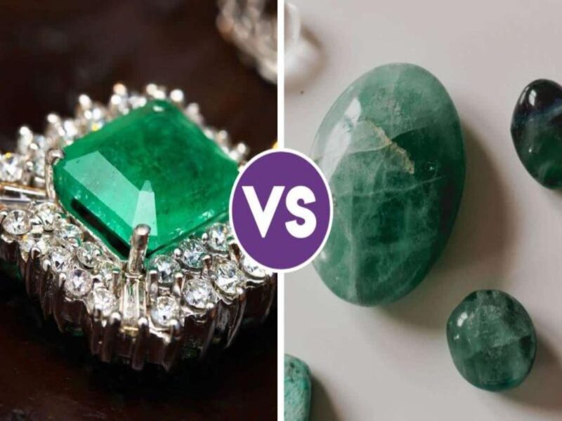 So sánh ngọc phỉ thúy với ngọc lục bảo