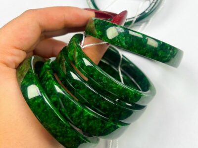 Vòng Kiềng Thạch Anh Xanh Sơn Thủy