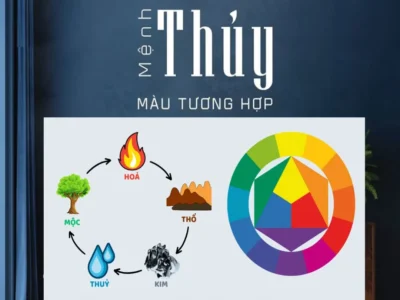 Các màu tương hợp với người mệnh Thủy